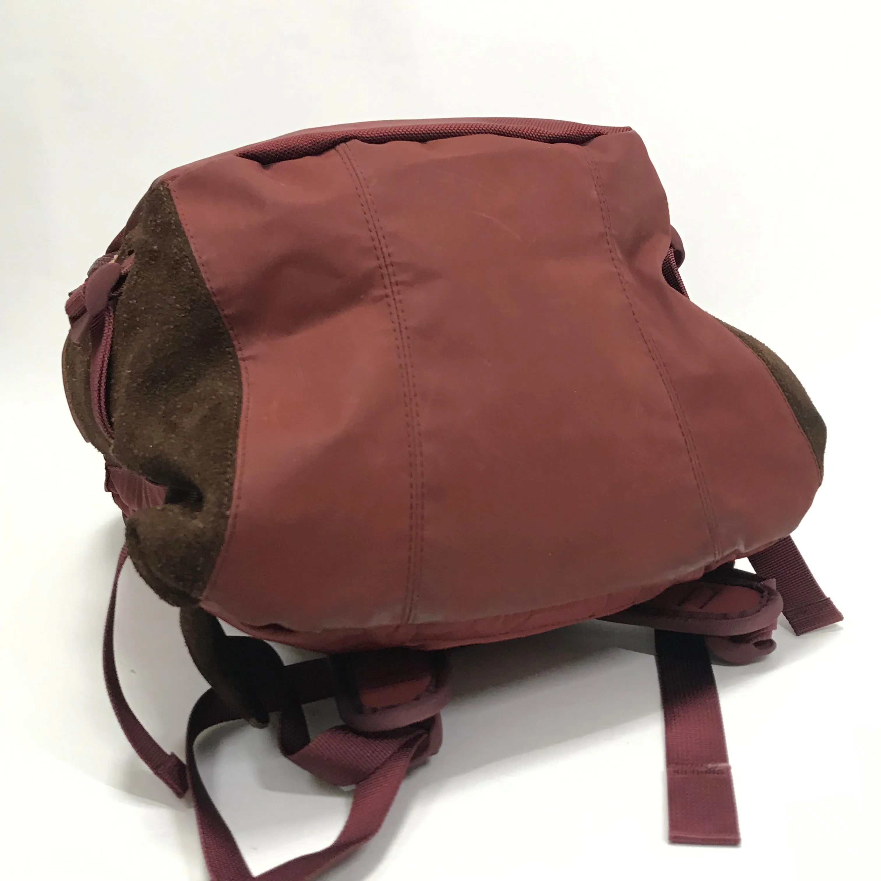 Visvim 20L Prime Cordura Ballistic Nylon Backpack Burgundy