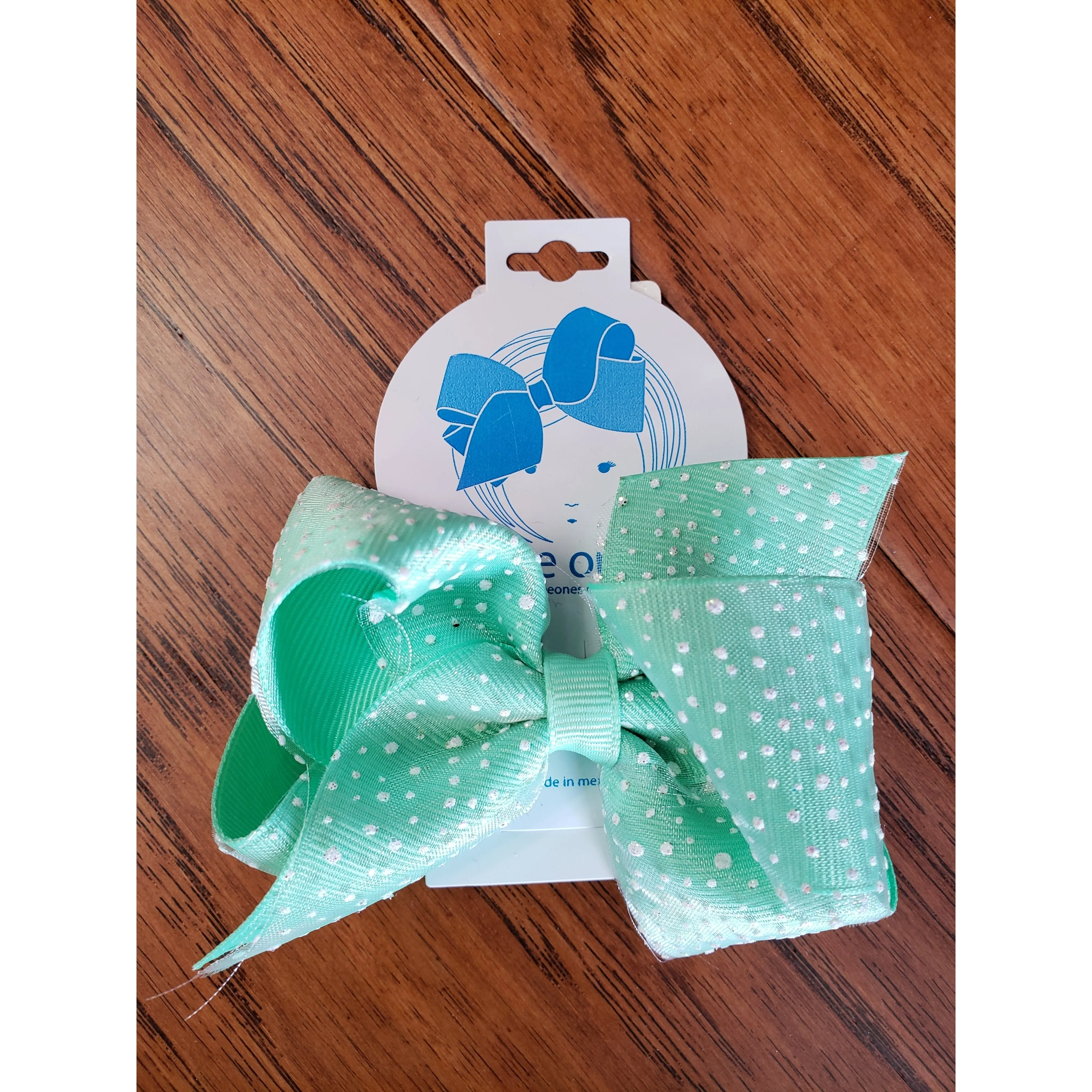 Wee Ones Grosgrain/Sparkle Small Bow