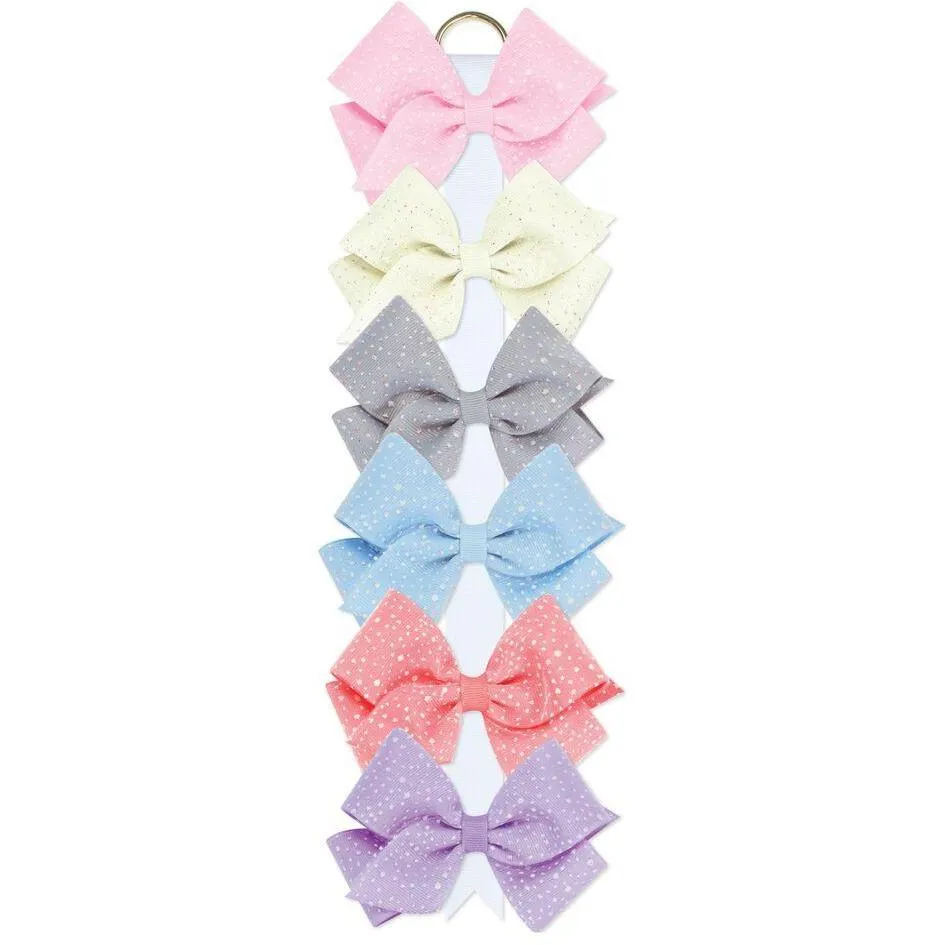 Wee Ones Grosgrain/Sparkle Small Bow
