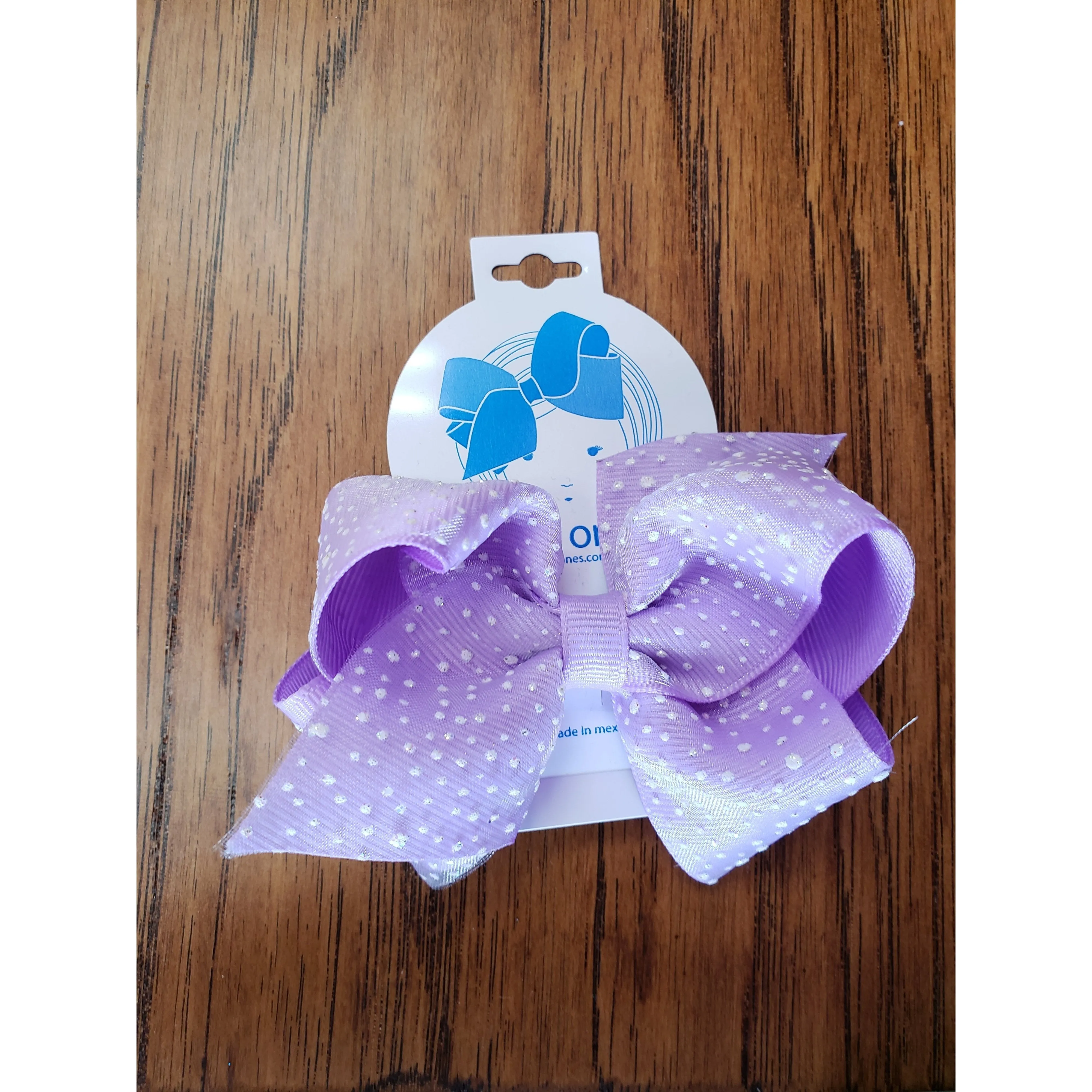Wee Ones Grosgrain/Sparkle Small Bow