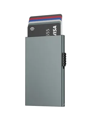 YATBEST Aluminium Pop-Up Smart Wallet with RFID Blocking