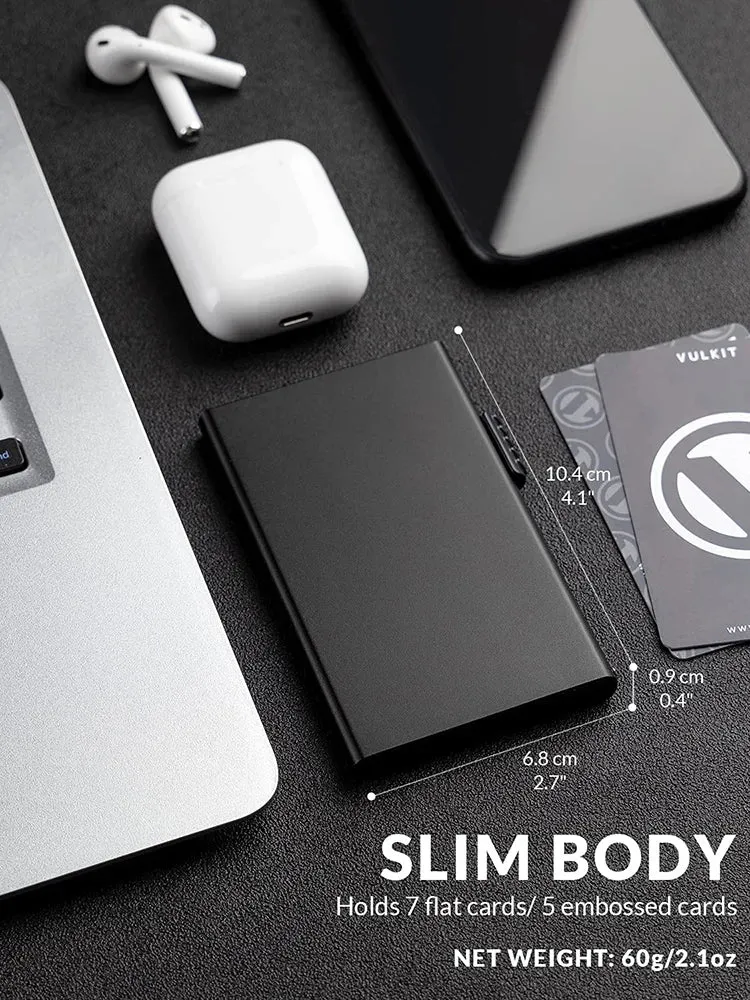 YATBEST Aluminium Pop-Up Smart Wallet with RFID Blocking