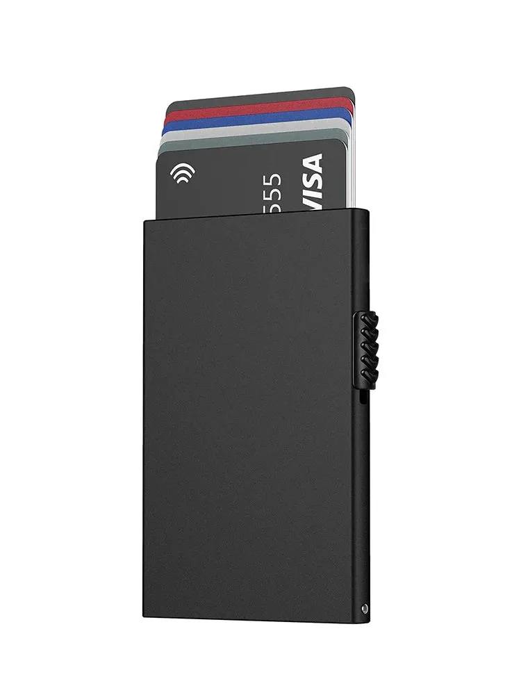 YATBEST Aluminium Pop-Up Smart Wallet with RFID Blocking