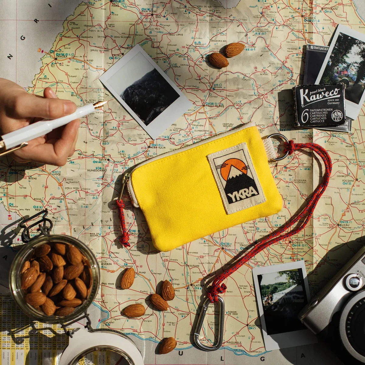 YKRA Yellow Mini Wallet