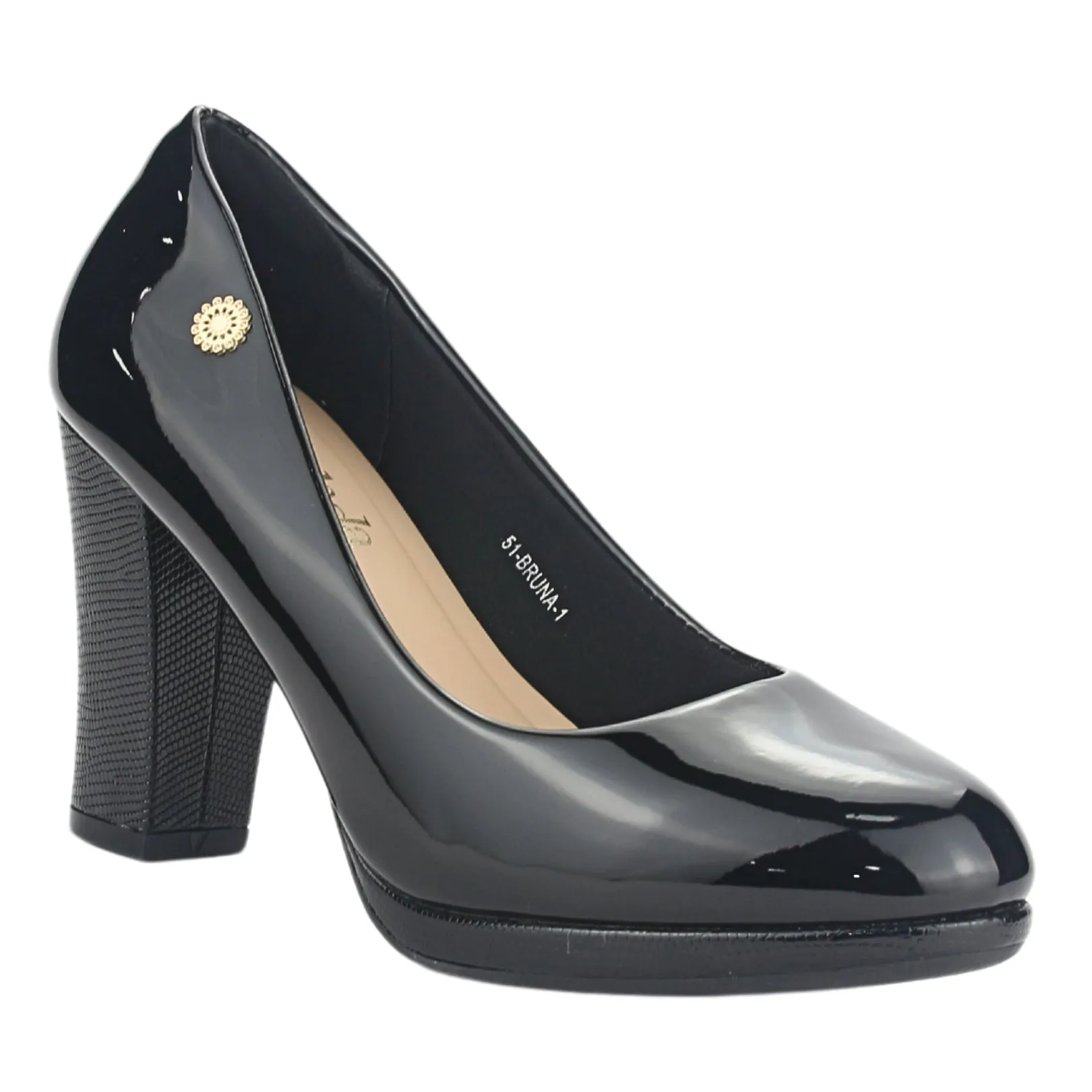 Zapato Chalada Mujer Bruna-1 Negro Casual