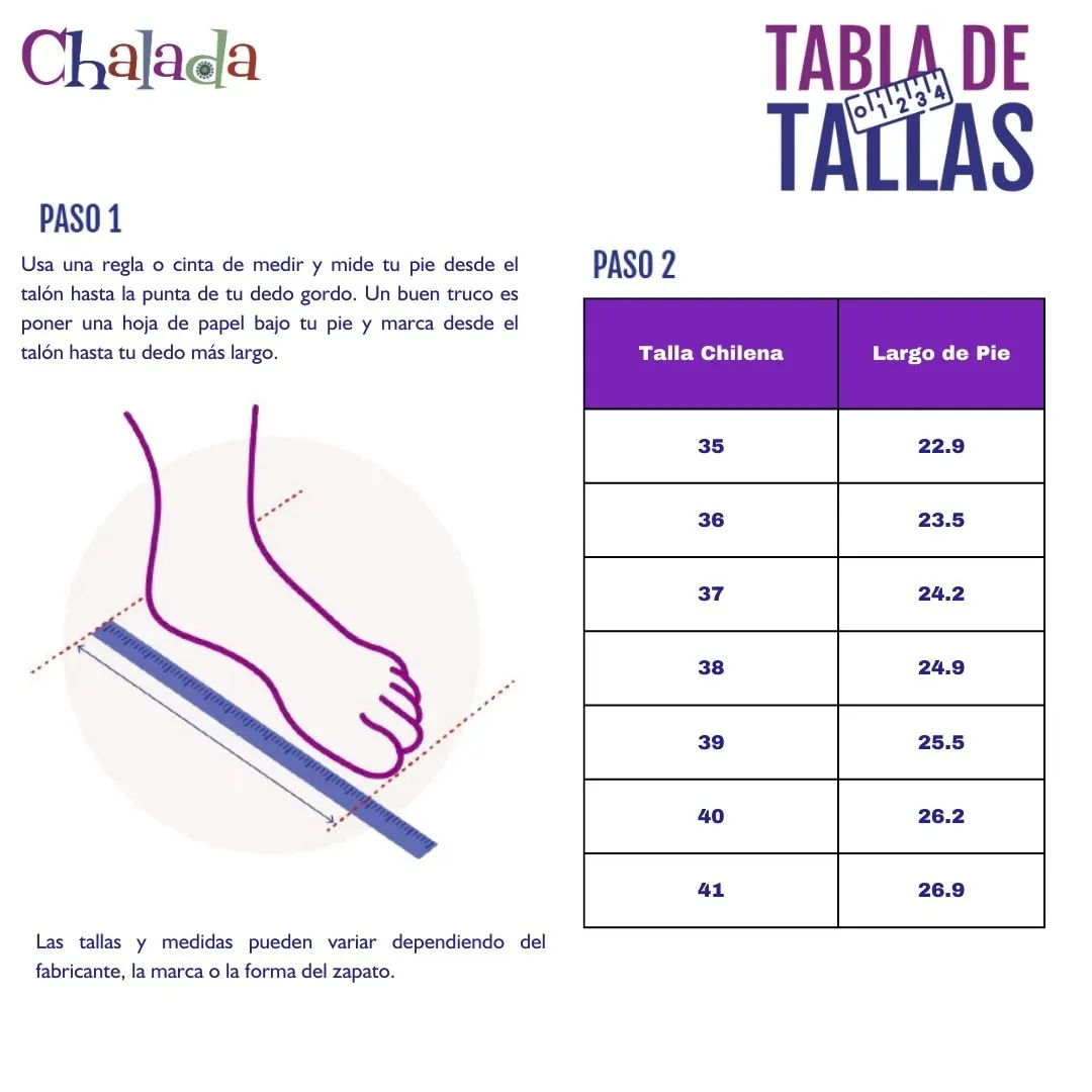 Zapato Chalada Mujer Bruna-1 Negro Casual